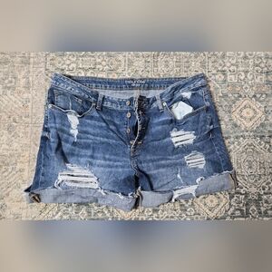 Maurices Distressed Denim Shorts